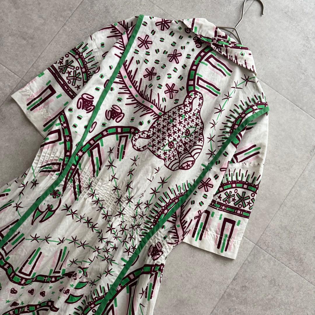 Valentino 2018 resort ロングワンピース　総柄