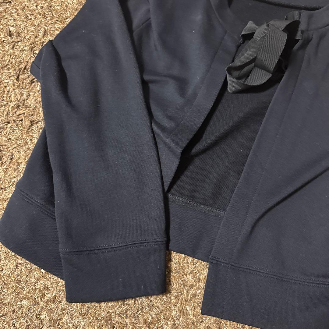 クレストブリッジチェックエアリーツイル カットソーコンビワンピース　3way