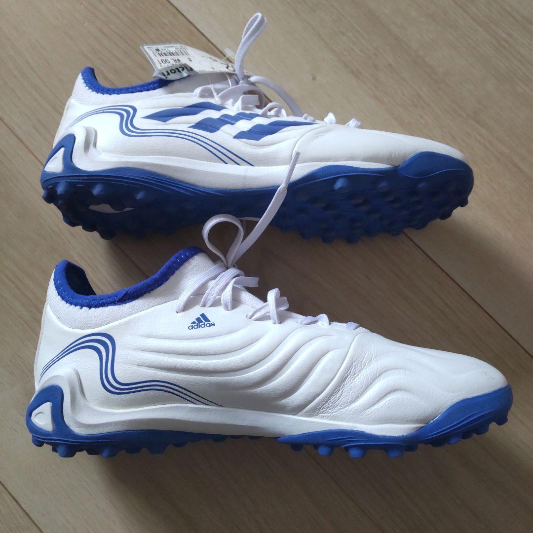 adidas アディダス フットサルシューズ ホワイトブルー 24cm