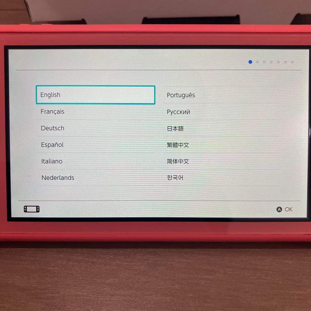 Nintendo Switch Lite コーラルピンク　箱付き