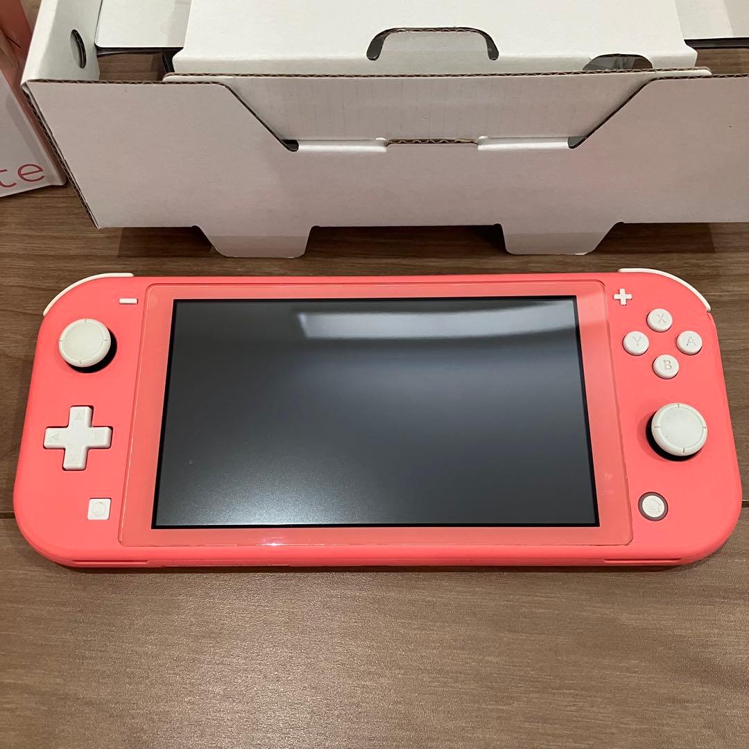 Nintendo Switch Lite コーラルピンク　箱付き