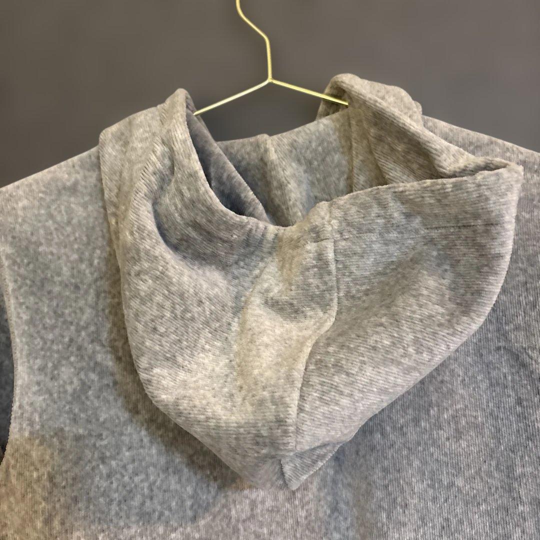 alexanderグレー クロップドパーカーアレキサンダーワン