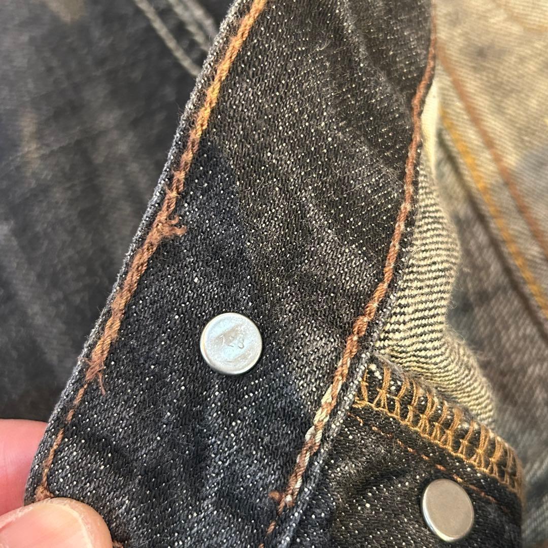 デッドストック Levi's 567 リーバイス デニム パンツ 黒 32x30