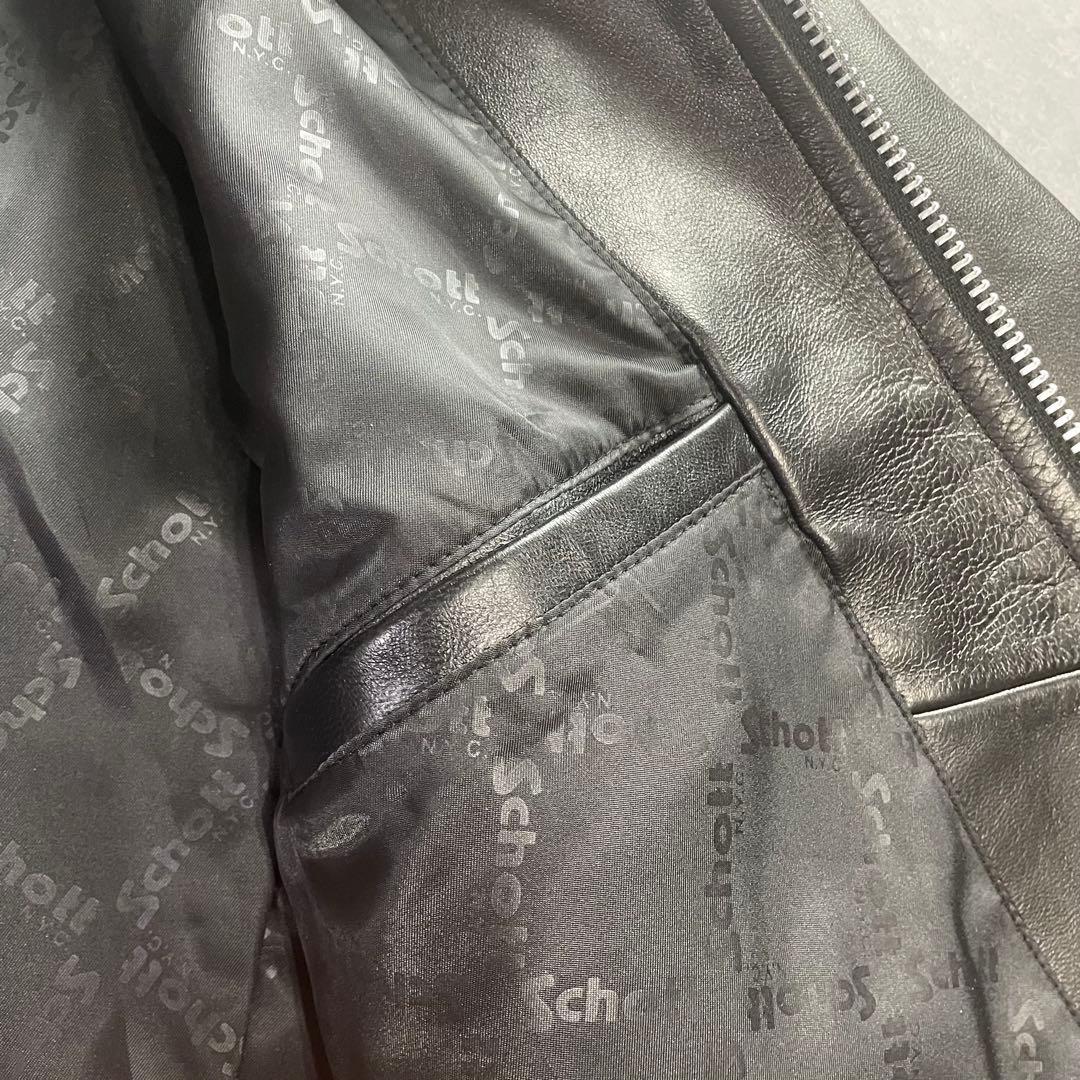 未使用級 Schott 70's SINGLE RIDER JACKET L