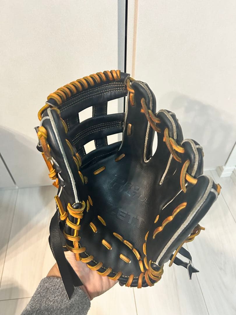 ZETT プロステ　ウラトラ　プロ仕様　キップ　中村モデル　サイズ4 小指2本