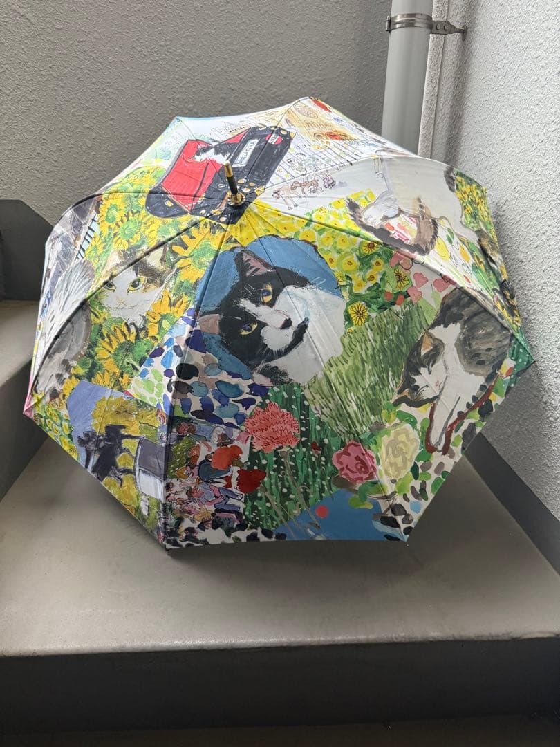 【人気】マンハッタナーズ　手開き式　雨傘　耐風式　素敵なマンハッタン　長傘