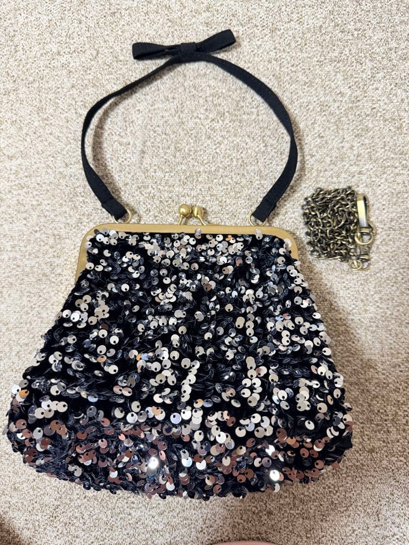 Bibiy スパンコールODETTE GLITTER BAG