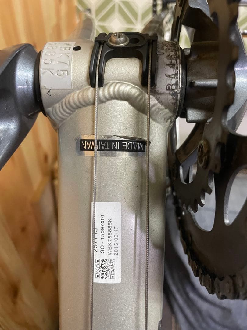 ビアンキ　Bianchi ロードバイクフレーム シルバー