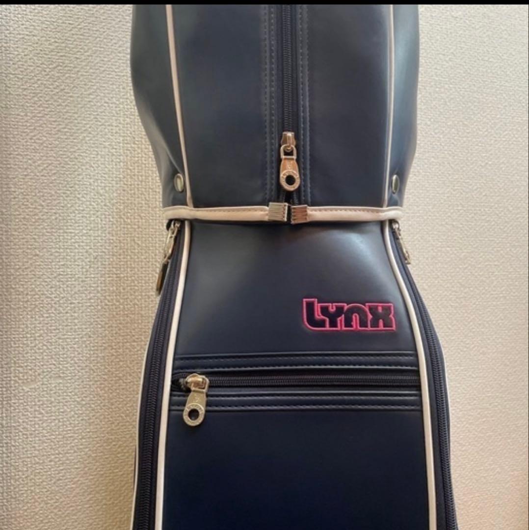 Crystal Cat ゴルフバッグ ネイビー　レディース