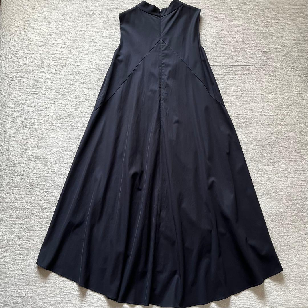 美品 シビラ デミキッテ ロングドレス ワンピース Sybilla 紺 M