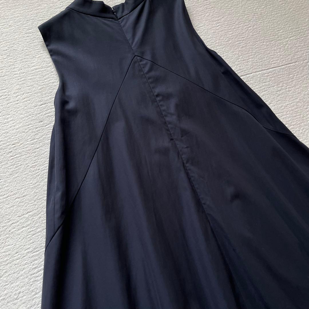 美品 シビラ デミキッテ ロングドレス ワンピース Sybilla 紺 M