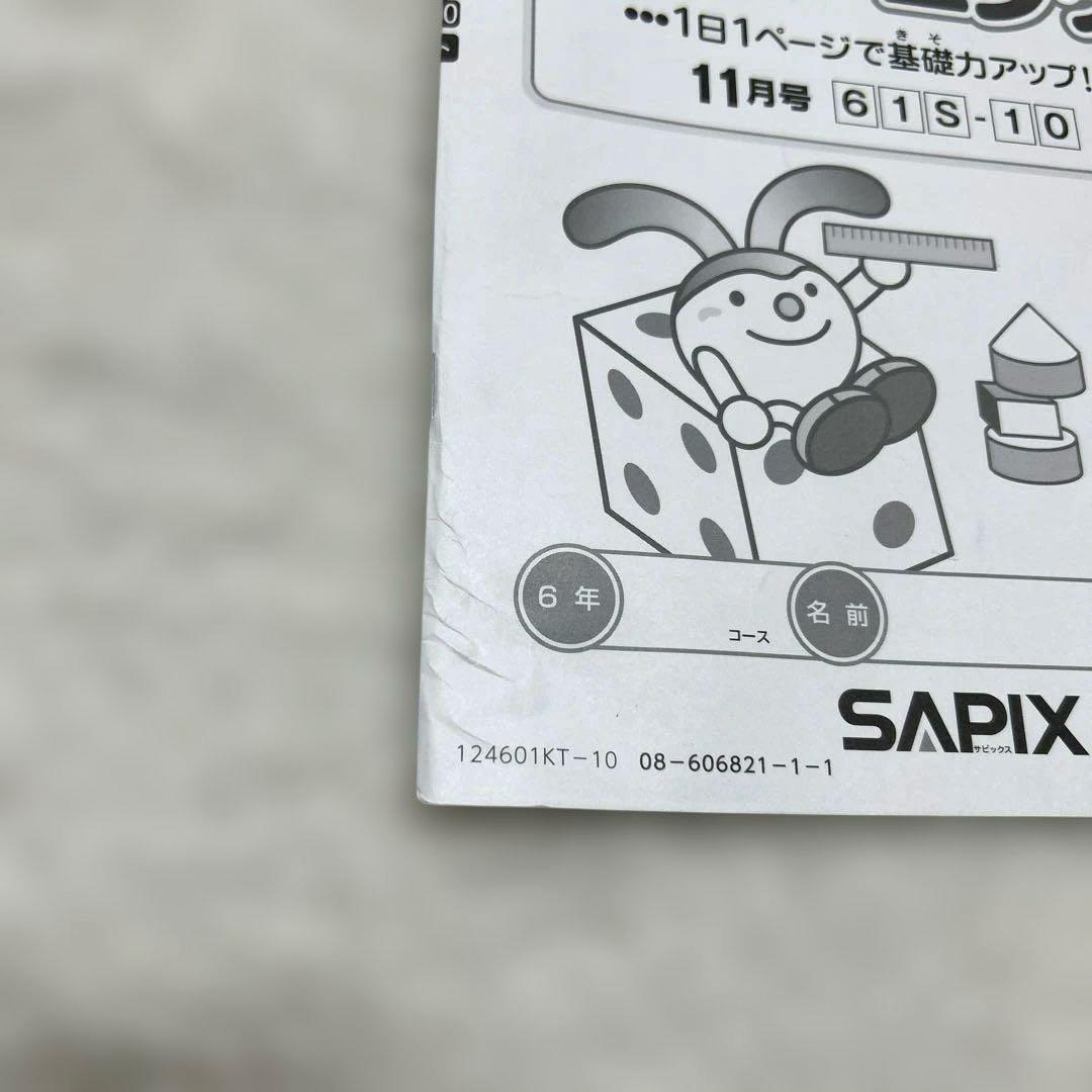 【2024年度版・最新】SAPIXサピックス6年　基礎力トレーニング フルセット