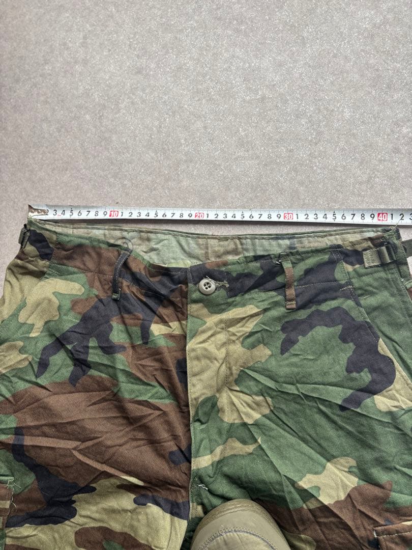 90s古着 米軍 BDU カーゴパンツ M-S ウッドランド 96年製