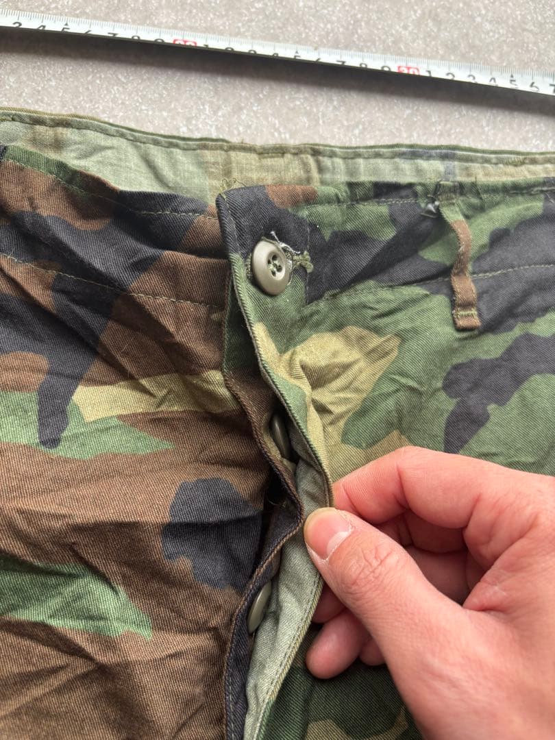 90s古着 米軍 BDU カーゴパンツ M-S ウッドランド 96年製