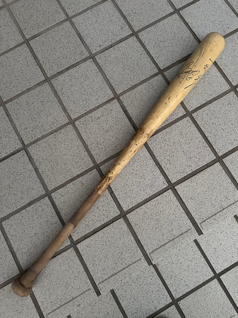 新庄剛志 阪神タイガース 直筆サイン 木製バット 現役時代
