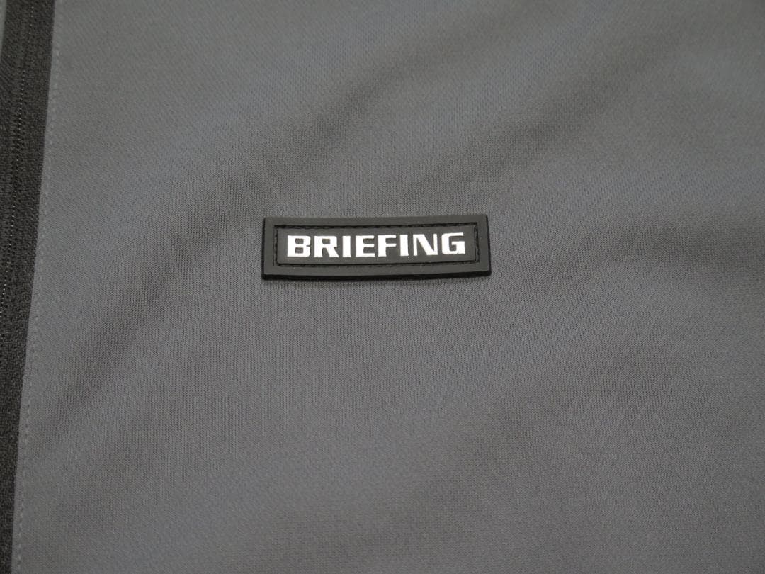 ⓁBRIEFING GOLF ブリーフィングゴルフ背面ロゴハーフジップフーディー
