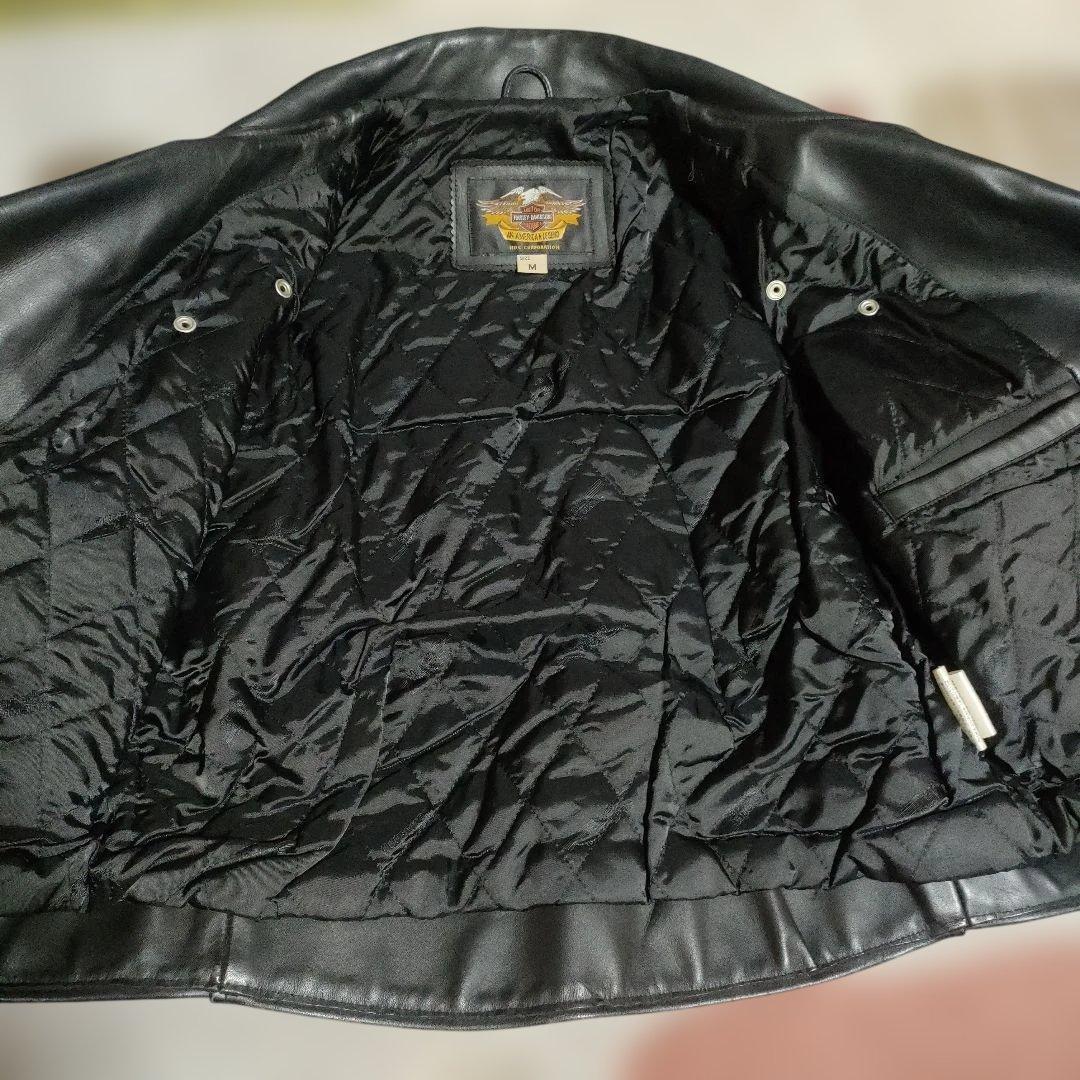 美品Harley Davidson ダブルライダースジャケット Mサイズ40位