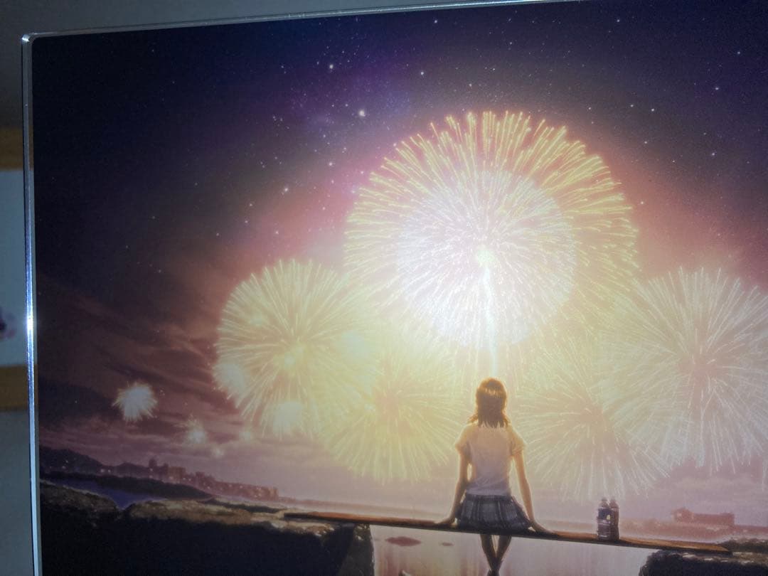 モカ展グッズ　アクリルプレート『となりまちのはなび』A5版