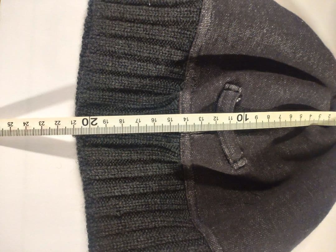 Jean Paul Gaultier ニット帽 サイズ40 グレー