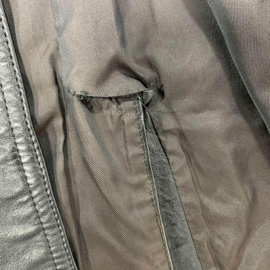 [THREE LEATHER][ヴィンテージ] [牛革]レザージャケット 高級
