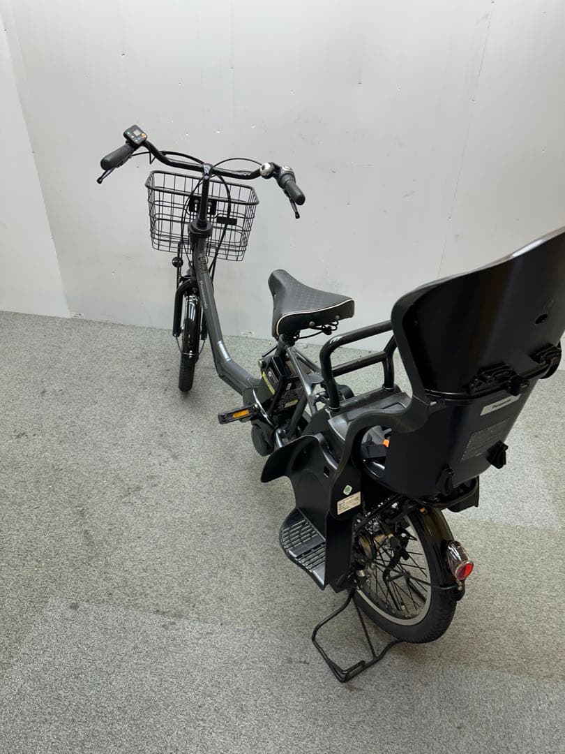 パナソニックギュットアニーズ　人気な車種　3人乗り対応電動自転車　子供シート付き