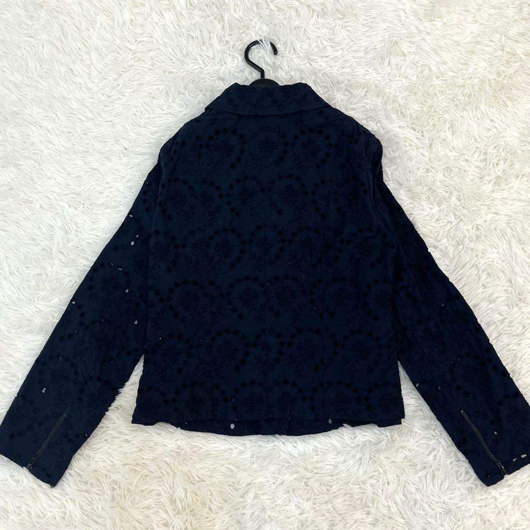 カズコキタムラ テイクオフ カットワークエンブロイダリージャケット フラワー刺繍