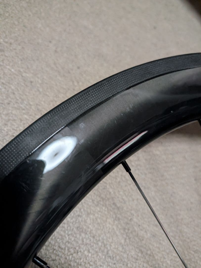 ピストバイクARDENTLY 58mm カーボンホイール フロントのみ