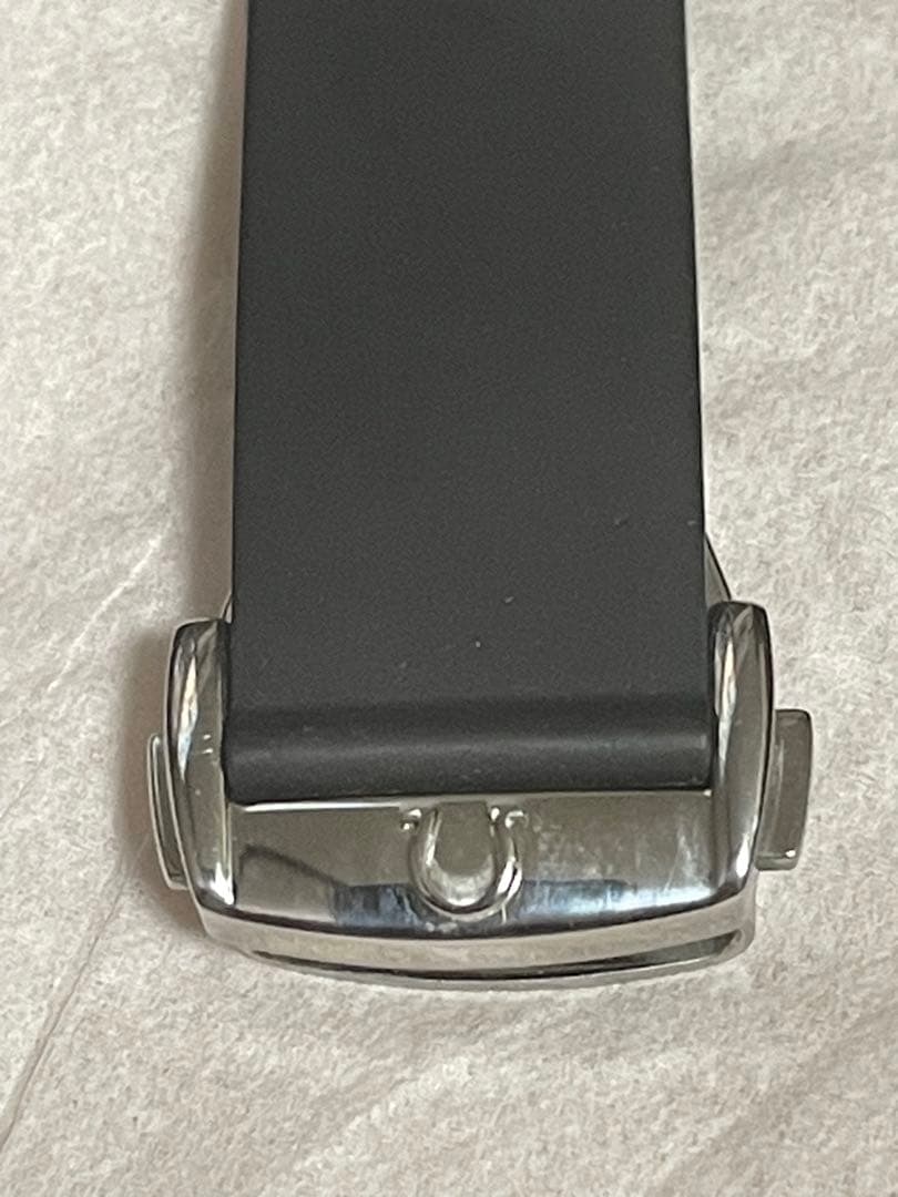 [訳あり] OMEGA ラバーベルト 黒　98000382