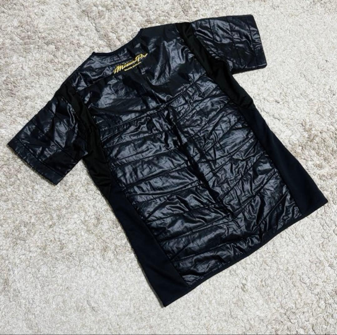 【レア】MizunoPro 半袖　インナーダウン ブラック ミズノプロ