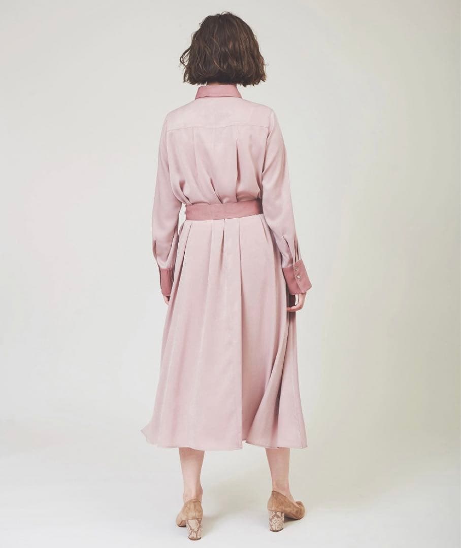 【タグ付き新品】The Virgnia バイカラーシャツワンピース