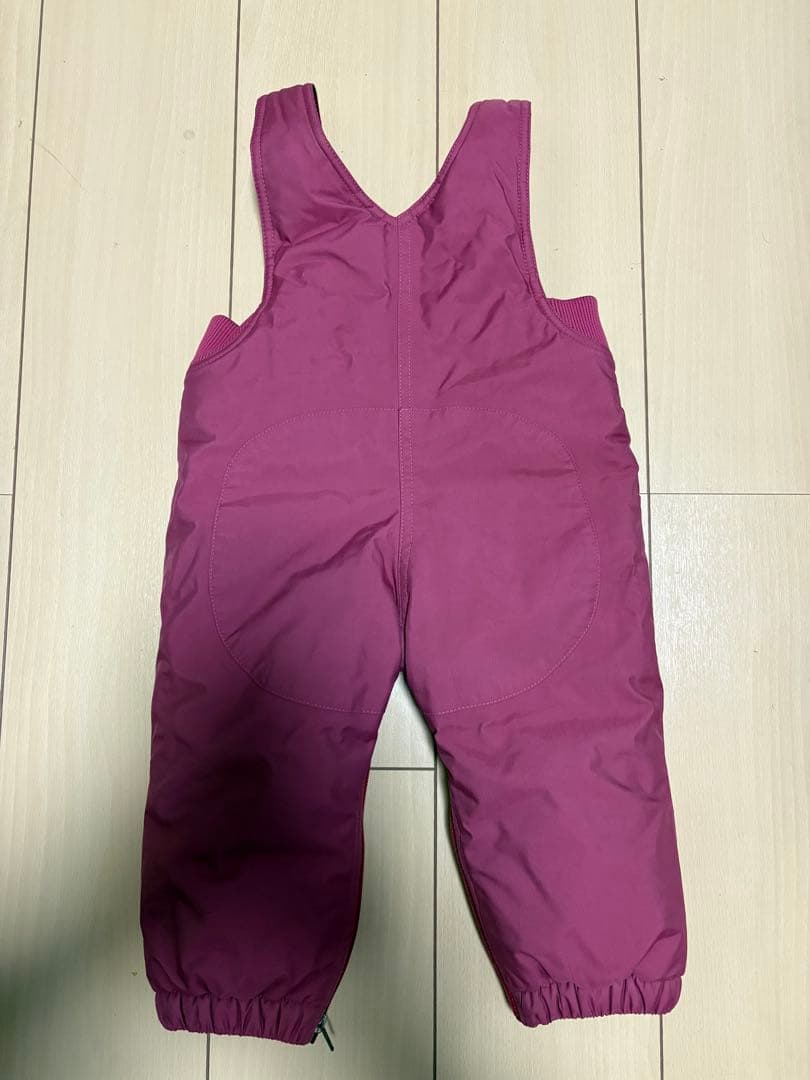 patagonia 子供用オーバーオール 6M ピンク