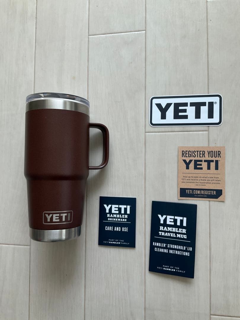 YETI Rambler Travel Mug ブラウン