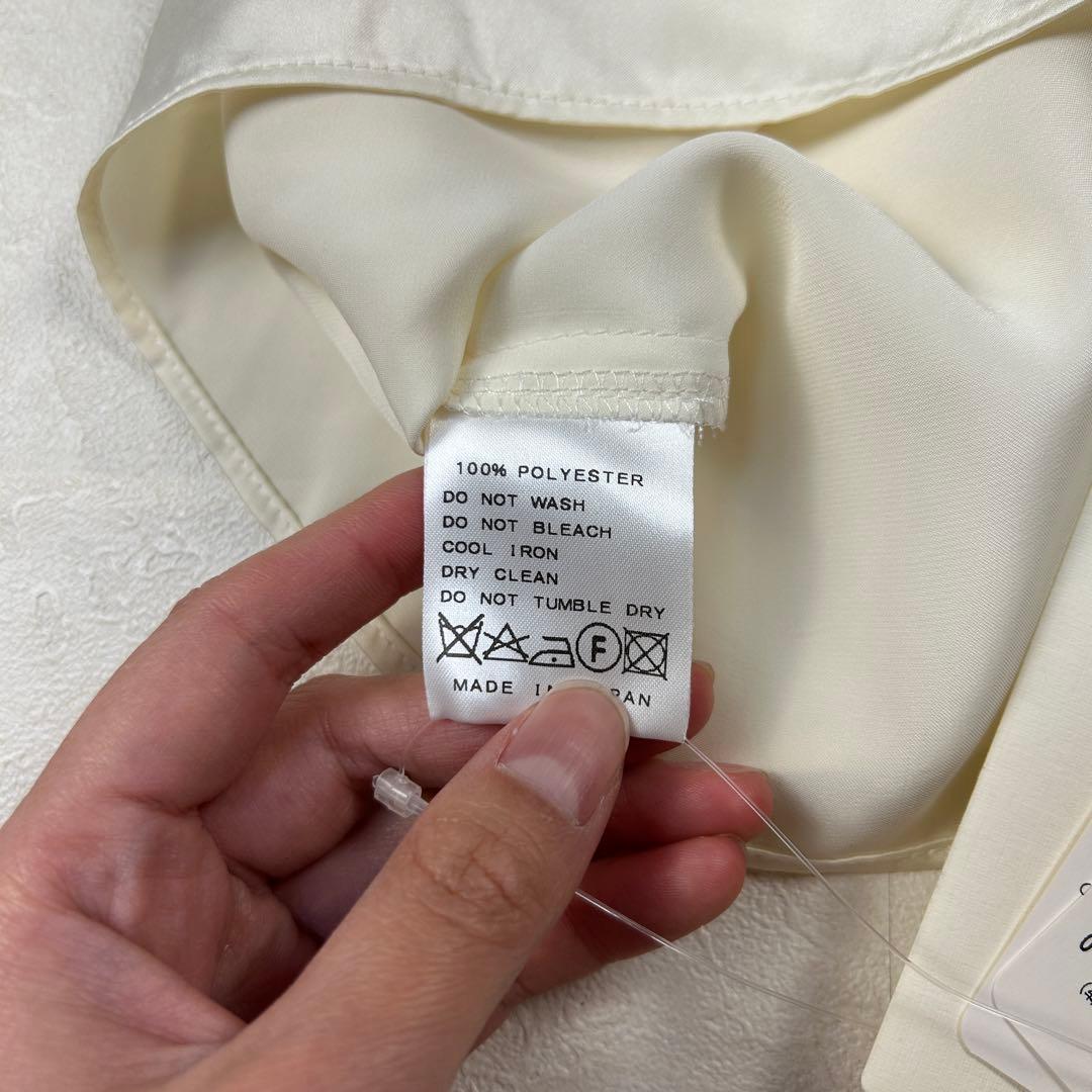 ドゥーズィエムクラス 新品タグ付 Satin ギャザーブラウス スキッパー 長袖