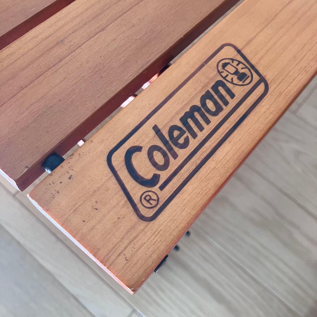 美品✨コールマン ナチュラルウッドロールテーブル クラシック 110