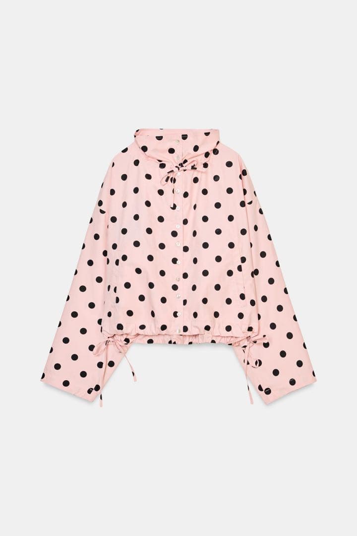 完売品 ZARA プリントジャケット Lサイズ新品タグ付き