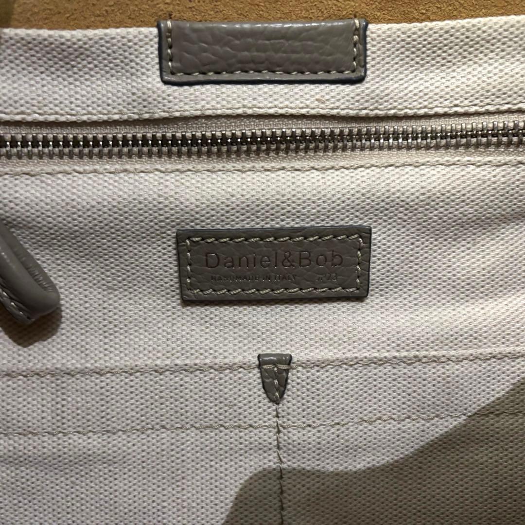 【美品】ダニエルアンドボブ NEW TOTONA 38 レザートート グレージュ