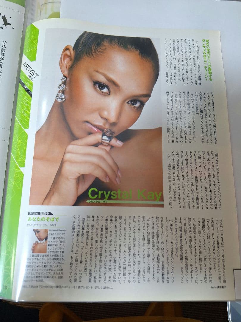 Crystal Kay　1冊200円計算　51冊分86ページ切り抜きファイリング