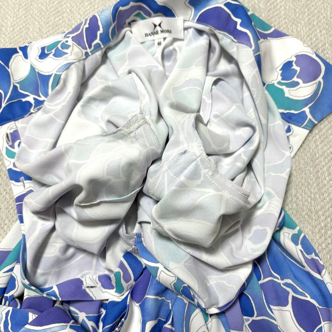 専用　極美品 HANAE MORI 森英恵 近年モデル 花柄 ロングワンピース
