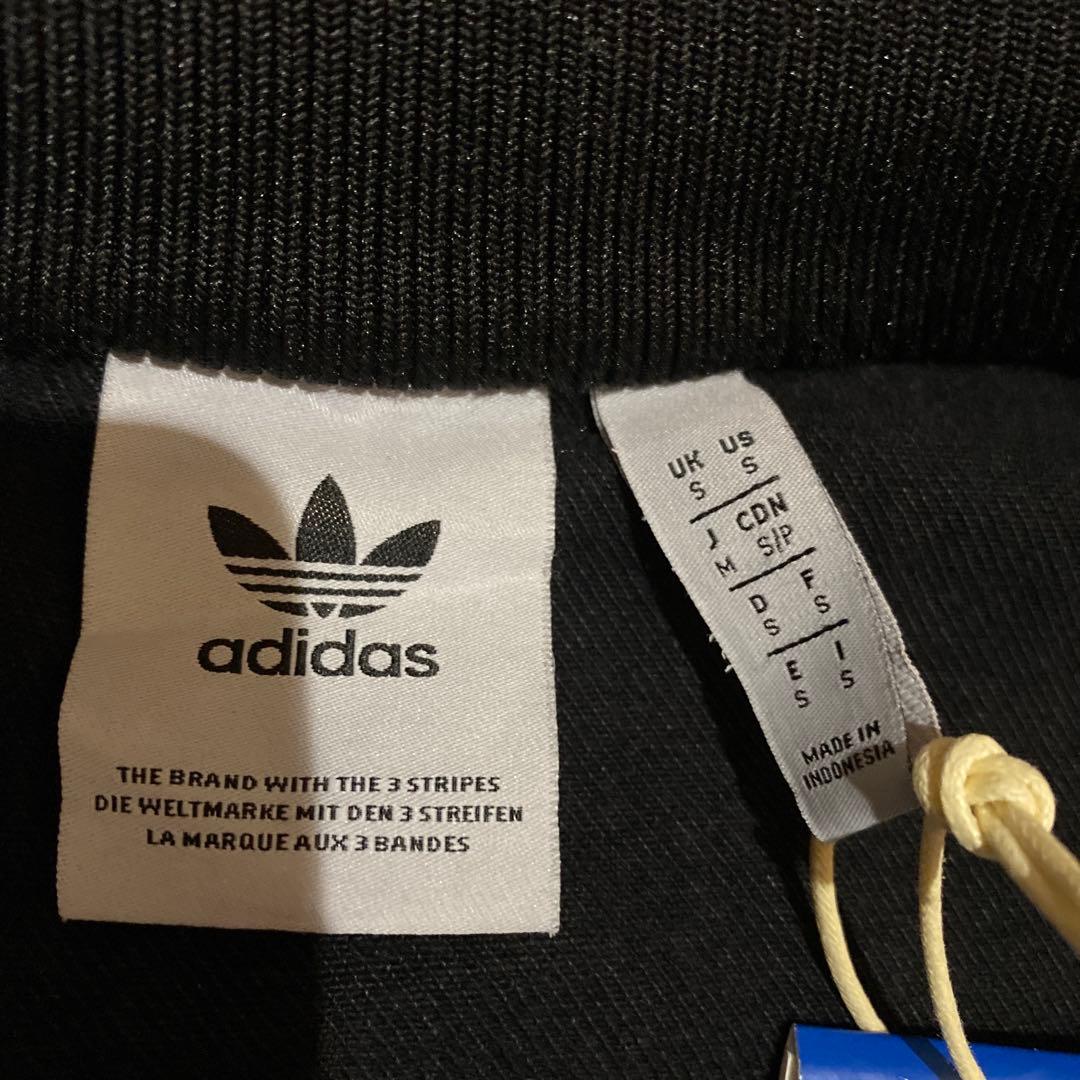 adidas ブラック デニム トラッカージャケット ②