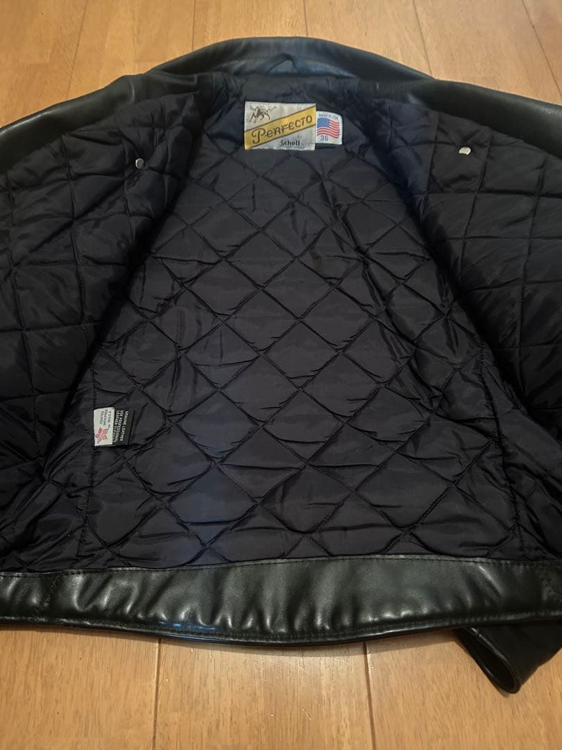 ショット　ワンスター　613 やや難あり　schott ダブルライダース