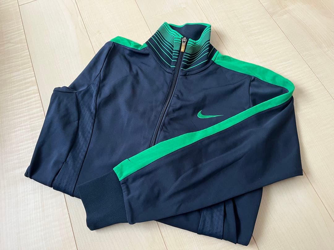 Nike ナイキ ジャージ上下セット ネイビー×グリーン