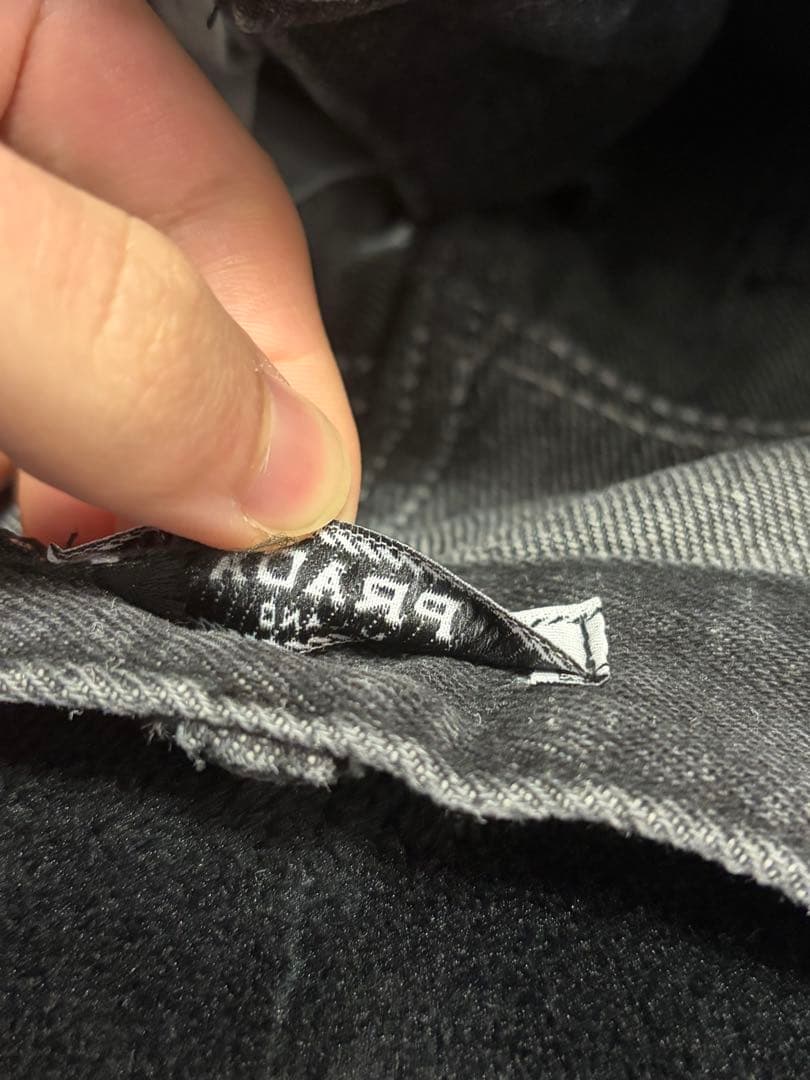 b*m様 【お値下げ可能】PRADA black denim half pant
