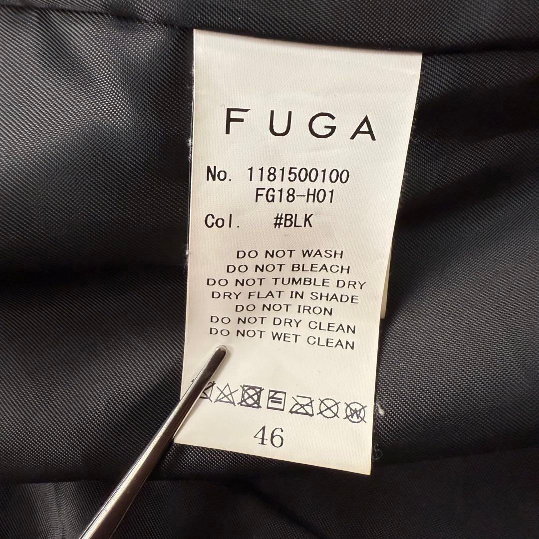 FUGA ダブル ライダース ジャケット オールレザー 本革 羊革 L