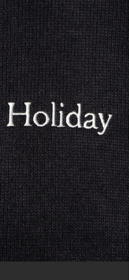 ま HOLIDAY サーマルプロフリースジップアップフーディー