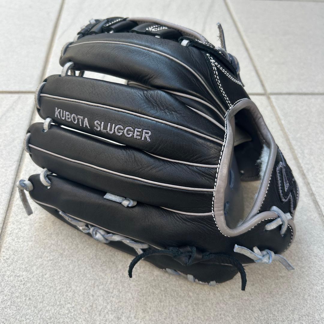 KUBOTA SLUGGER 軟式グローブ ブラック/グレー