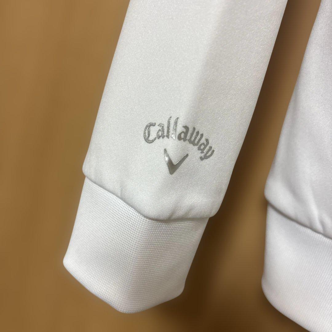 週末セール新品キャロウェイゴルフCallawayロゴパーカー白L定価15400円