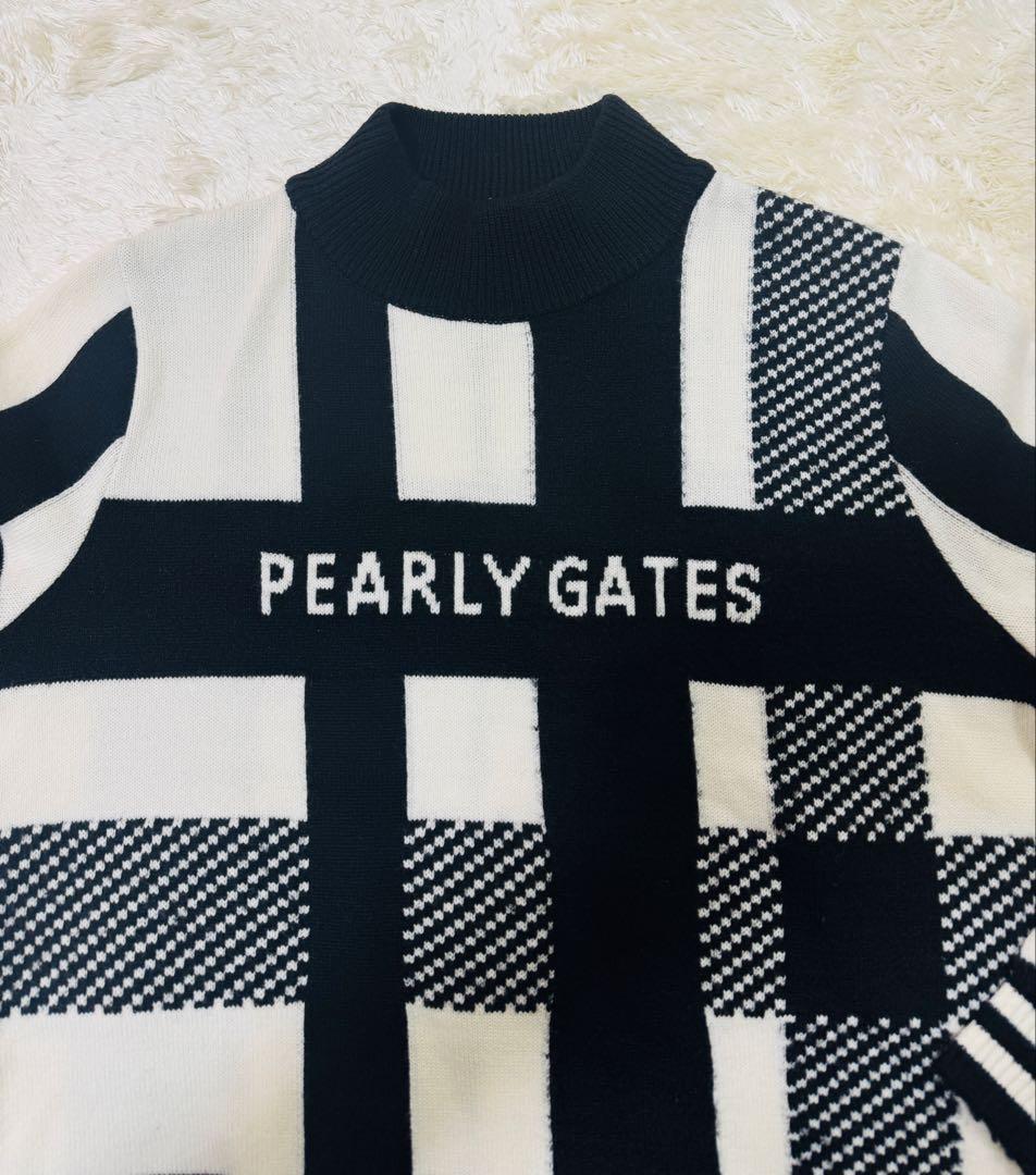 PEARLY GATES パーリーゲイツ レディース ゴルフ チェック柄セーター