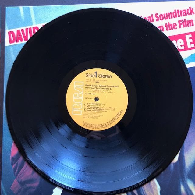 LP デヴィッド・ボウイ クリスチーネ・F 国内盤 RPL-8130 y112