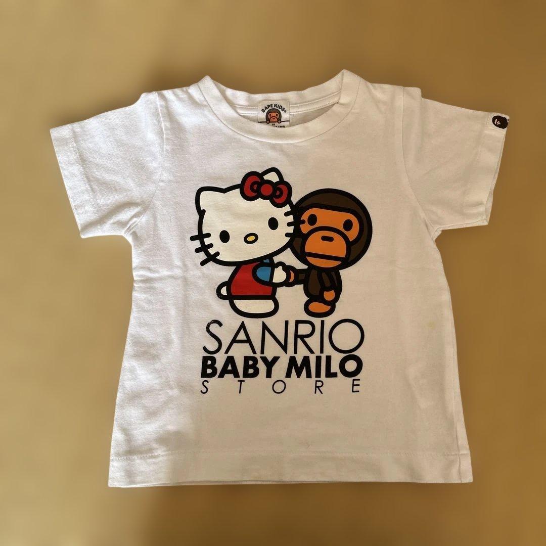 BAPEKIDS ハローキティ BABY MILO Tシャツ90cm正規品