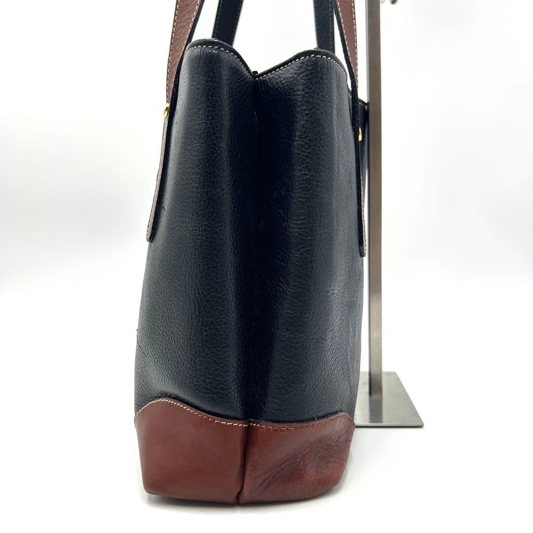 BALLY ヴィンテージ トートバッグ 金ロゴ オールド